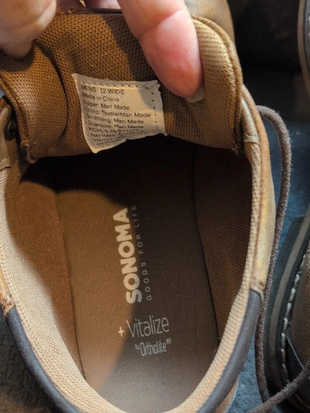 Sonoma Men’s Brown Chukka Lace-Up Boots
